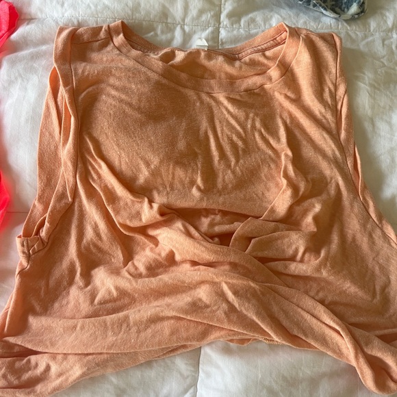 Free People LOT of 3 Undertow twist from yoga crop top tees - Picture 5 of 10